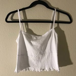 brandy melville white tank